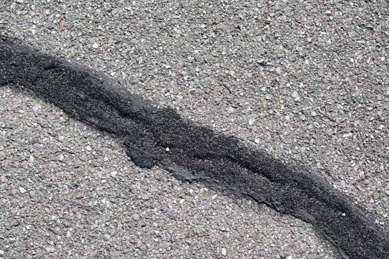 Crack Repair Inside Driveway